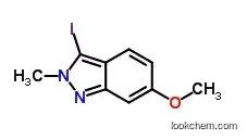 Molecular Structure of 1150618-47-5 (3-Iodo-6-methoxy-2-methyl-2H-indazole)